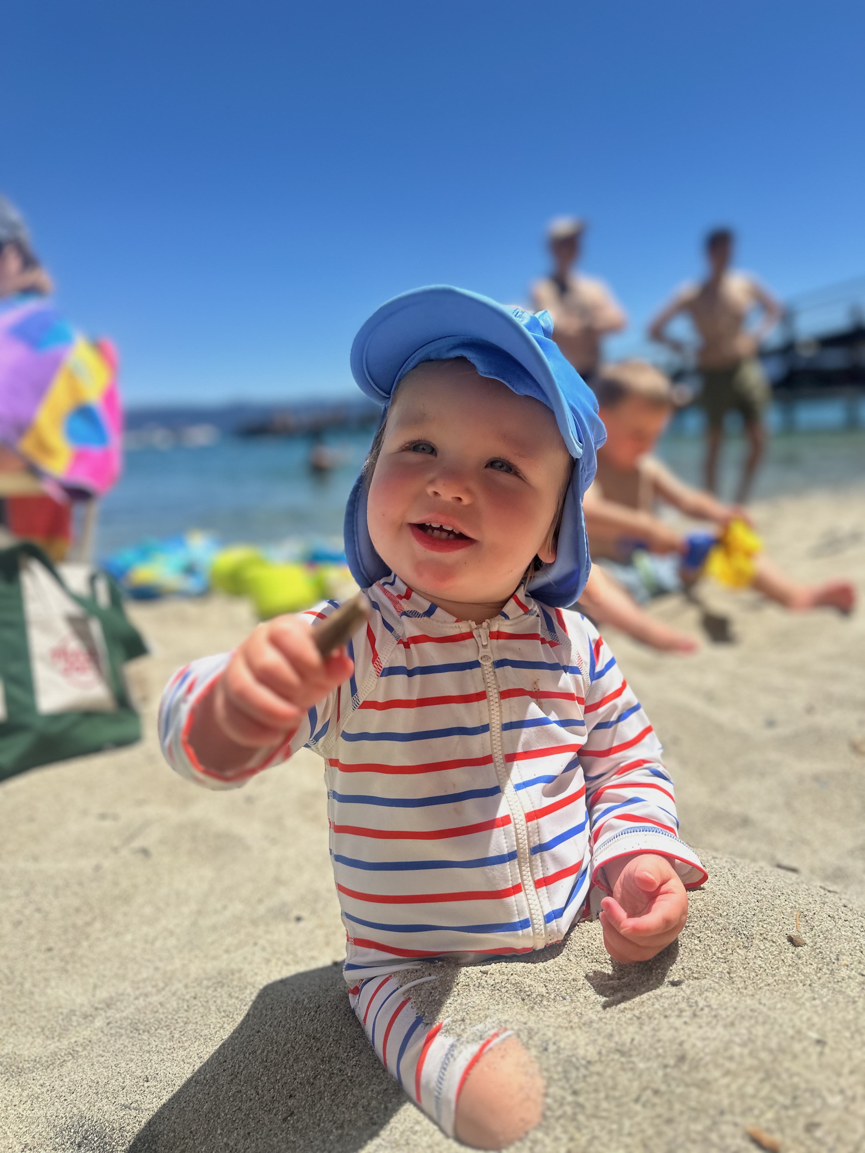 Rory in the sand