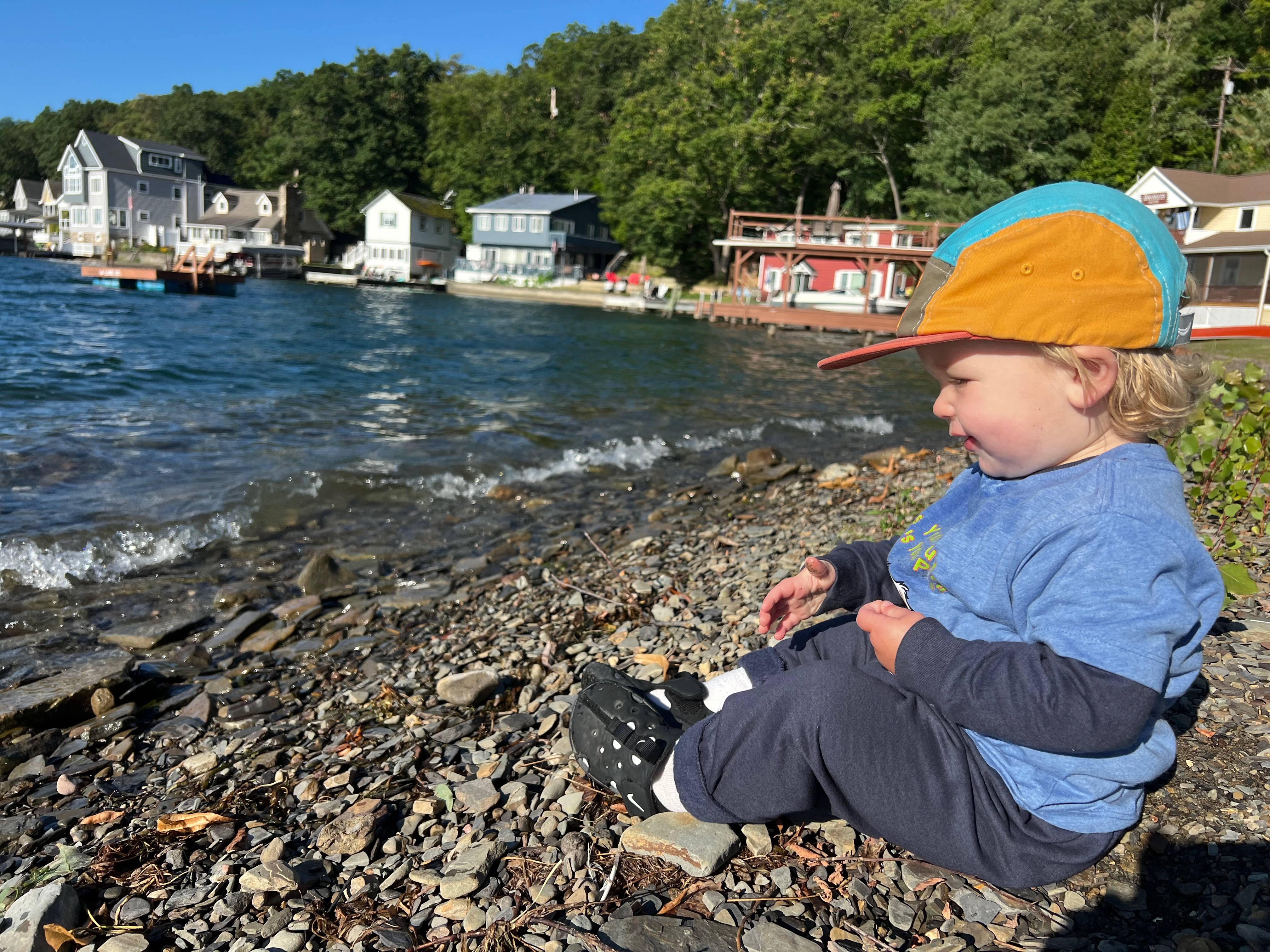 Rory on the beach