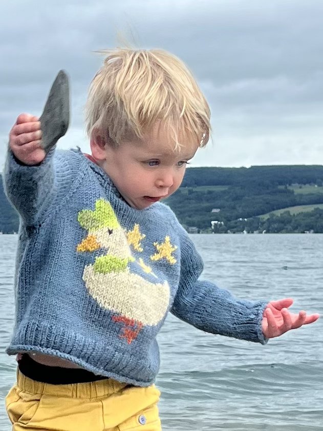 Throwing rocks