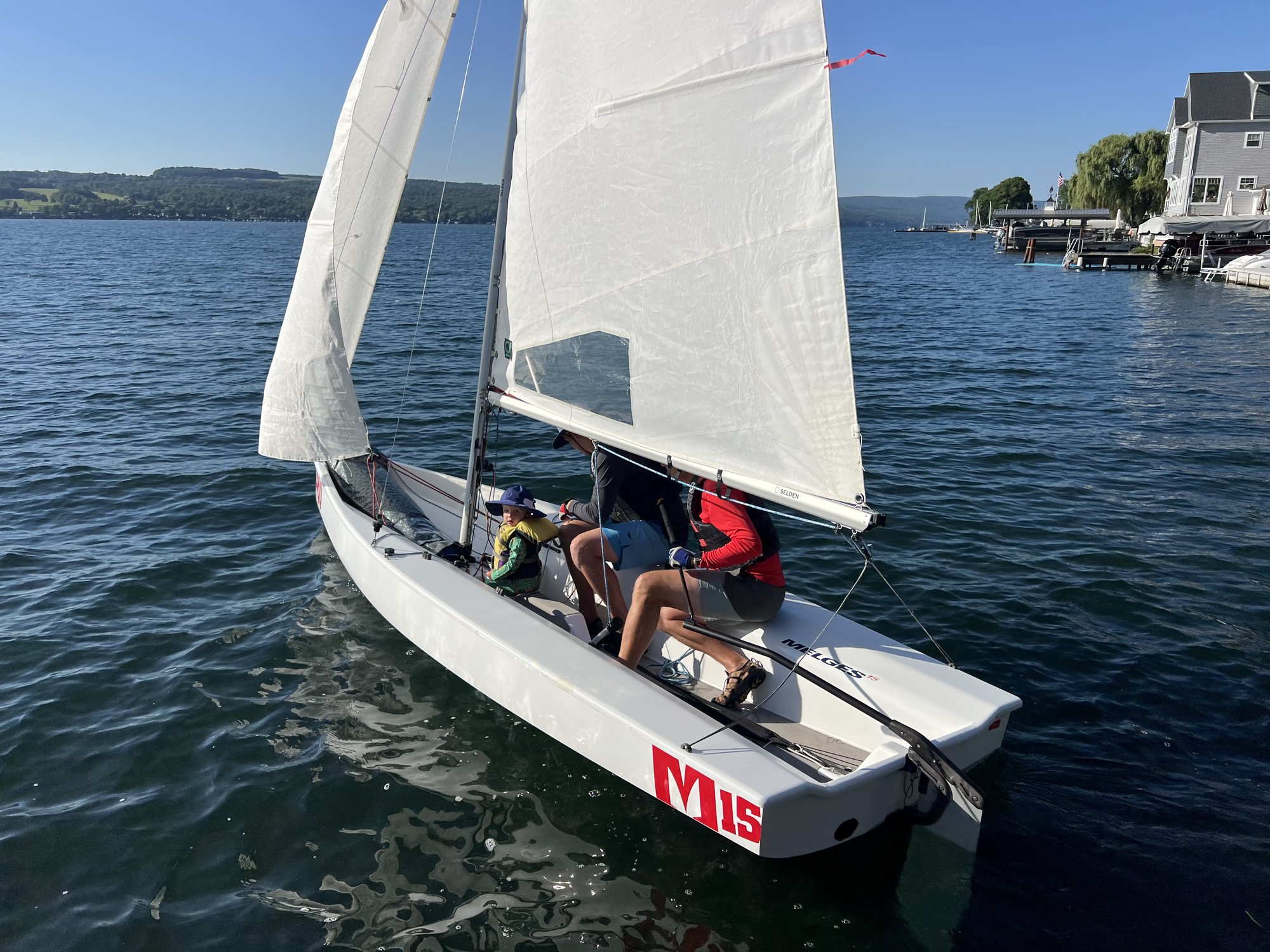Sailing on the M15