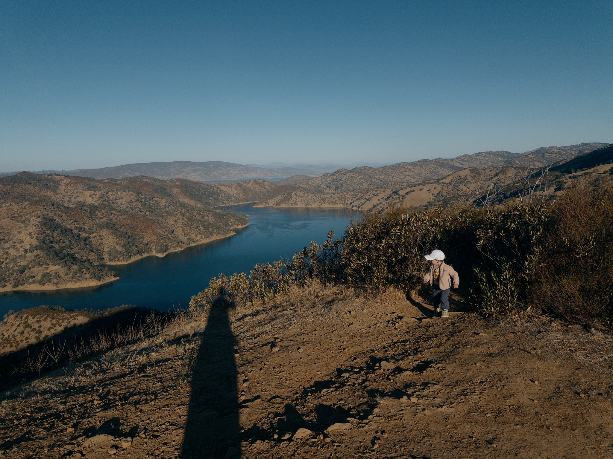 Looking out over Berryessa